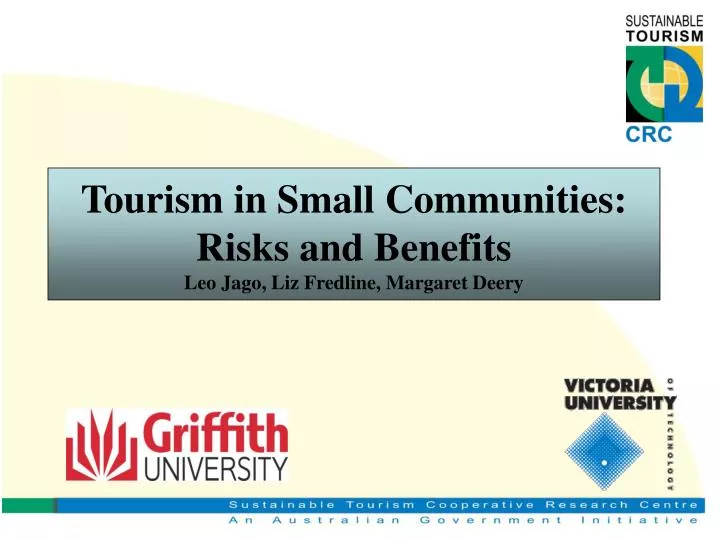 tourism in small communities risks and benefits leo jago liz fredline margaret deery