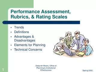 Performance Assessment, Rubrics, &amp; Rating Scales