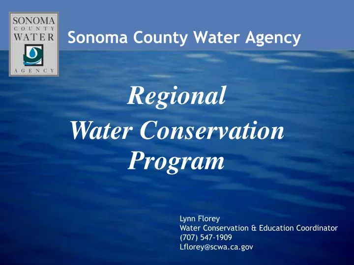 sonoma county water agency