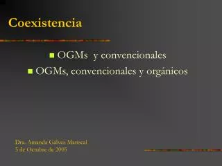 coexistencia