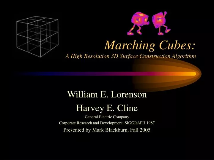 marching cubes a high resolution 3d surface construction algorithm