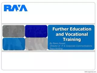 Further Education and Vocational Training