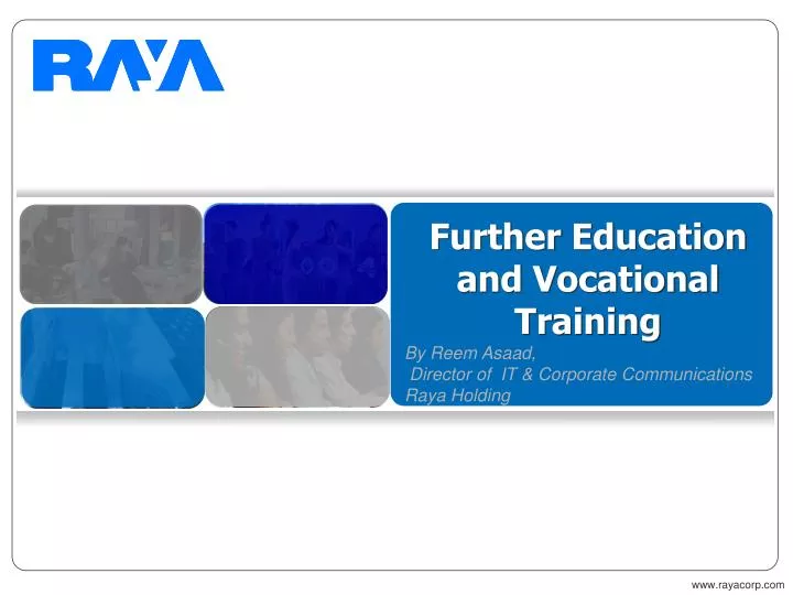 further education and vocational training