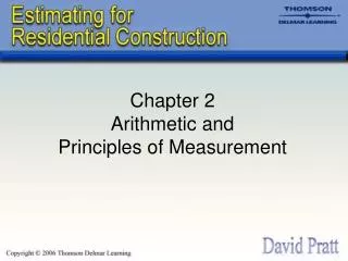 Chapter 2 Arithmetic and Principles of Measurement