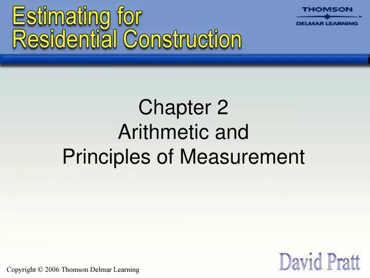 chapter 2 arithmetic and principles of measurement