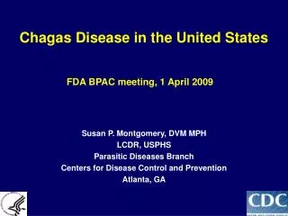 Chagas Disease in the United States