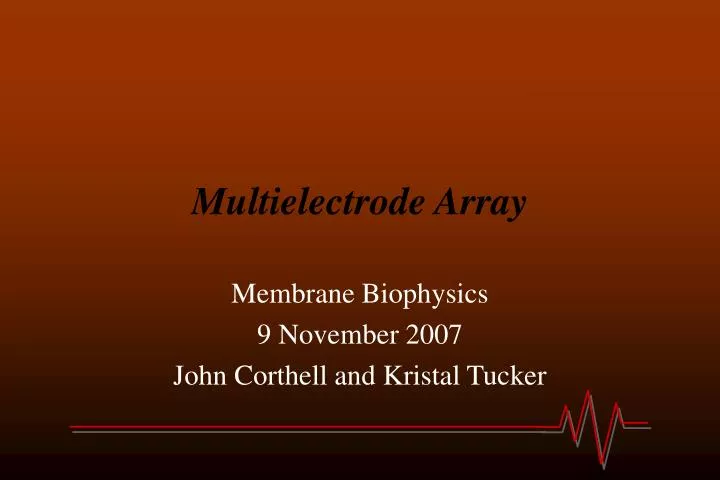 multielectrode array