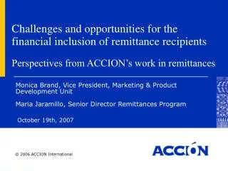 Challenges and opportunities for the financial inclusion of remittance recipients