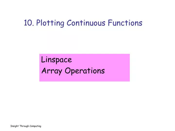 10 plotting continuous functions