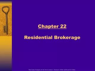 Chapter 22 Residential Brokerage