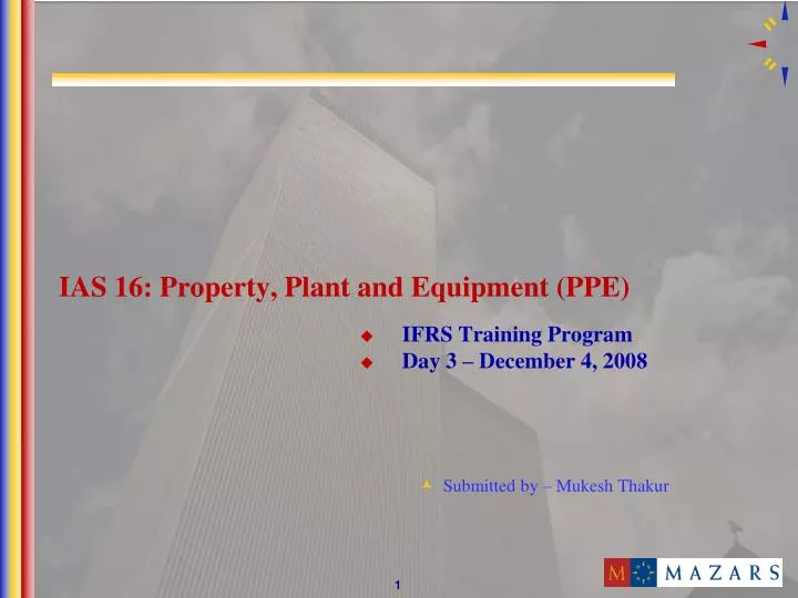 ias 16 property plant and equipment ppe
