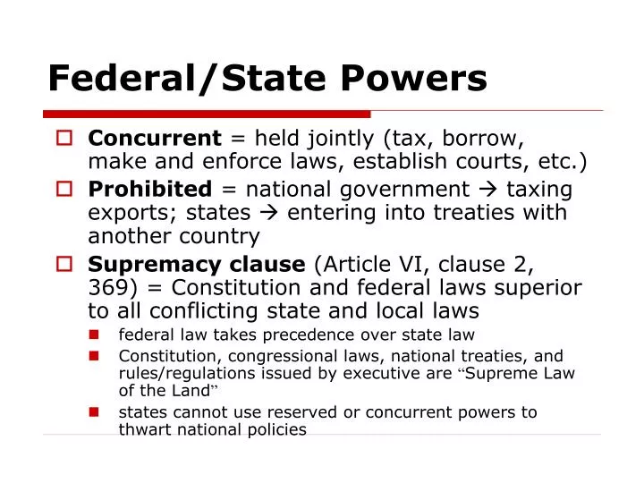 federal state powers