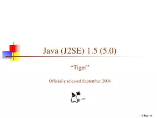 Java (J2SE) 1.5 (5.0)