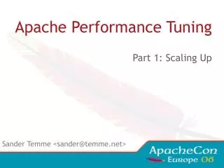 Apache Performance Tuning