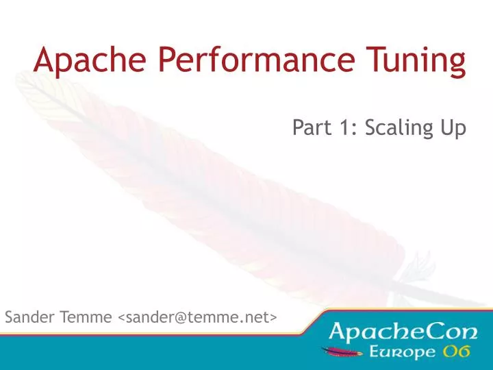 apache performance tuning