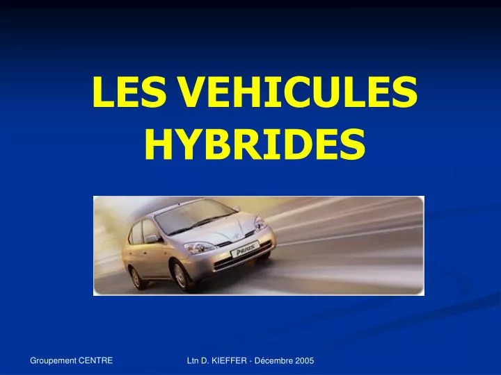 les vehicules hybrides