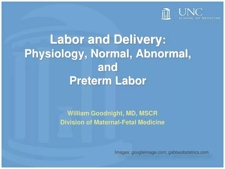 labor and delivery physiology normal abnormal and preterm labor