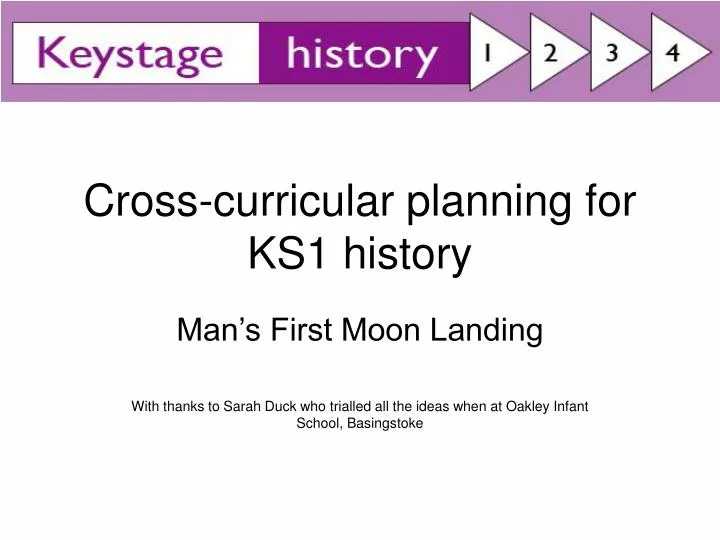 cross curricular planning for ks1 history