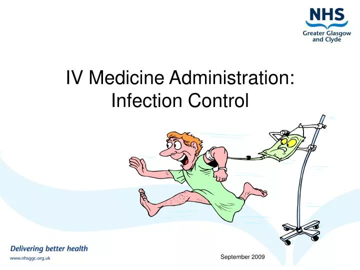 iv medicine administration infection control