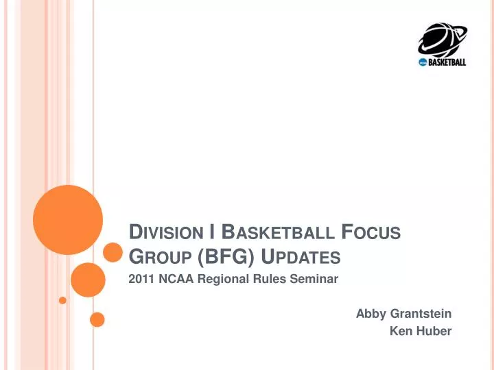 division i basketball focus group bfg updates
