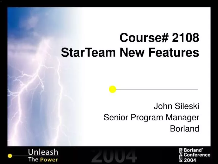 course 2108 starteam new features