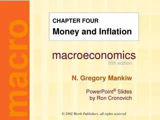 CHAPTER FOUR Money and Inflation