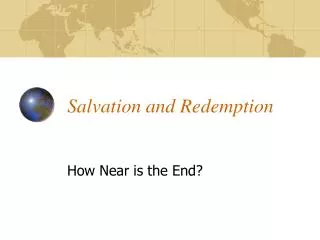 Salvation and Redemption