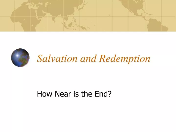 salvation and redemption