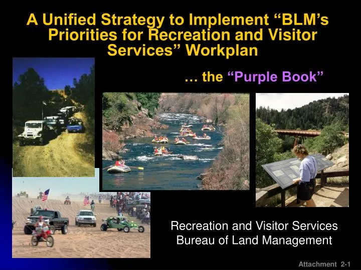 recreation and visitor services bureau of land management