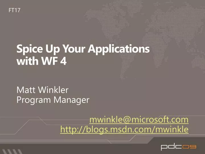 spice up your applications with wf 4