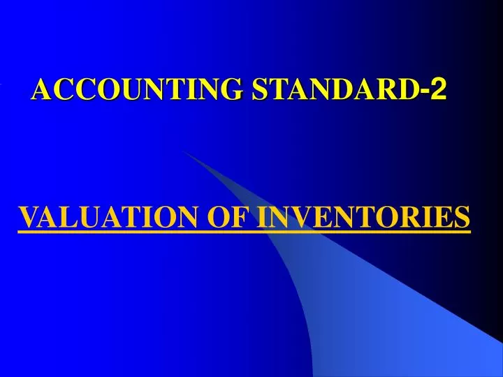 accounting standard 2