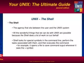 UNIX – The Shell