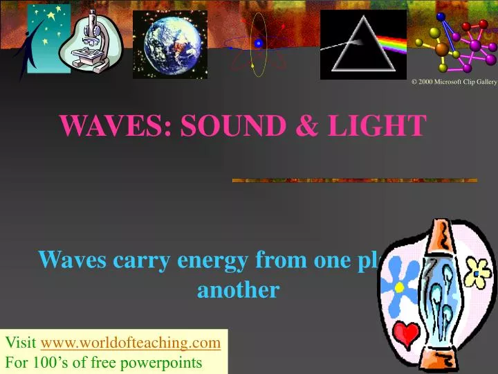 waves sound light