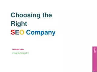 Tips on Choosing the Right SEO Company