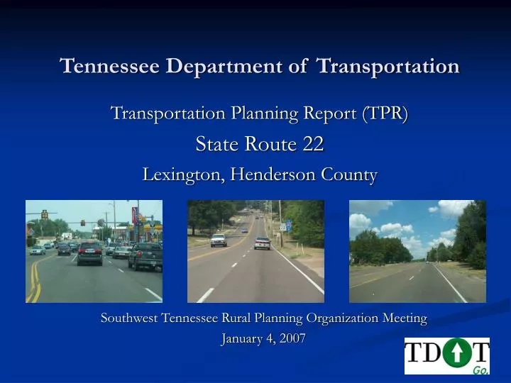 tennessee department of transportation