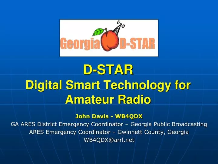 d star digital smart technology for amateur radio