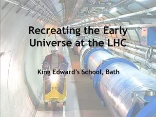 Recreating the Early Universe at the LHC
