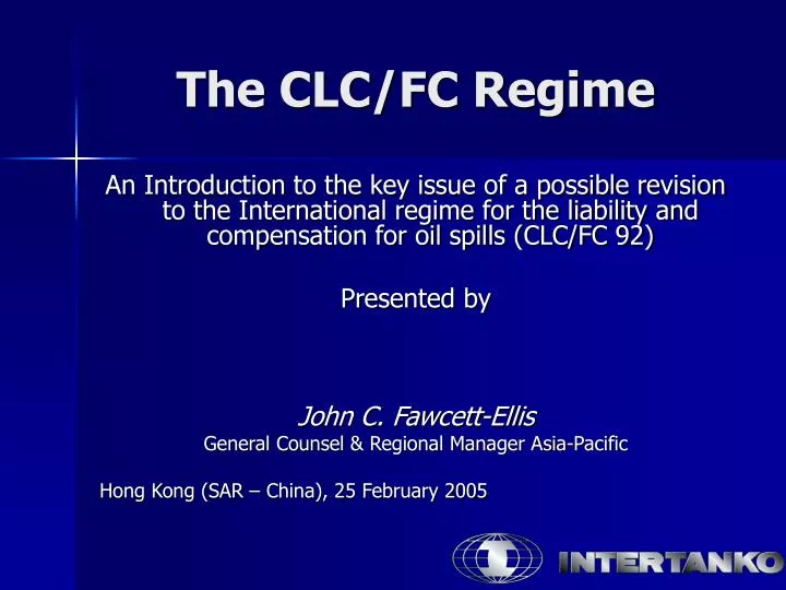 the clc fc regime