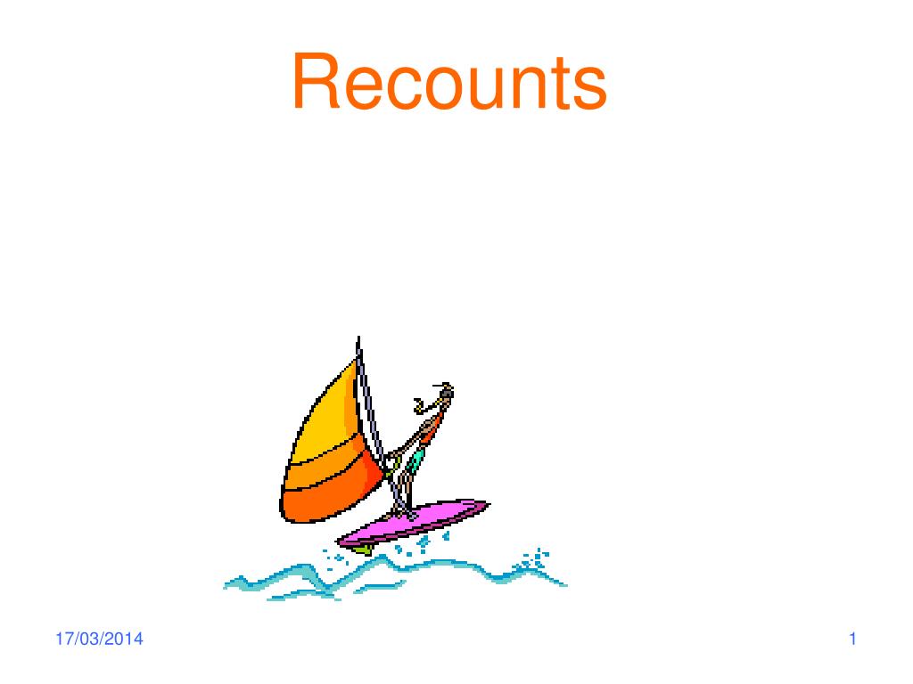 PPT - Recounts PowerPoint Presentation, free download - ID:499599