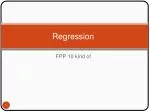 Regression - slide 1