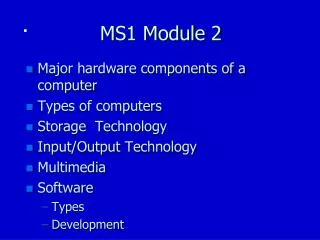 MS1 Module 2