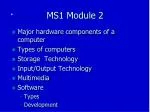 MS1 Module 2 - slide 1
