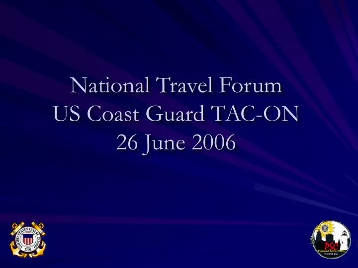 national travel forum us coast guard tac on 26 june 2006