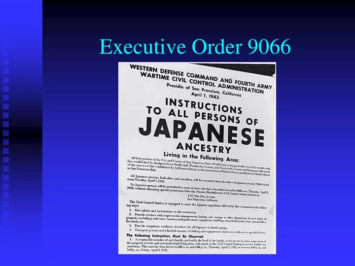 executive order 9066