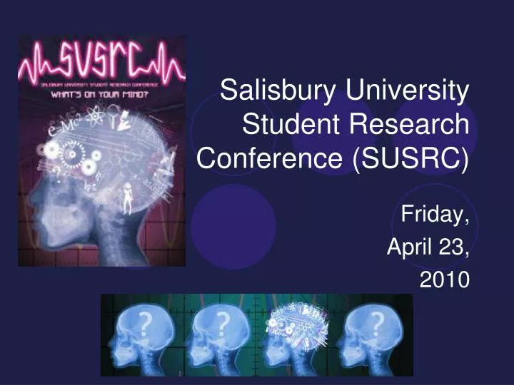 salisbury university student research conference susrc