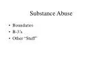 Substance Abuse - slide 1