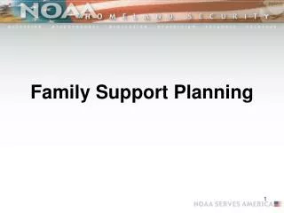 Family Support Planning