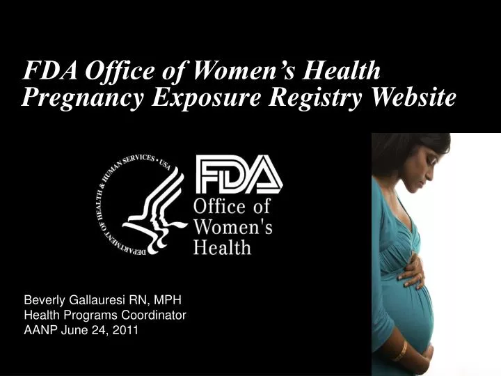 fda office of women s health pregnancy exposure registry website