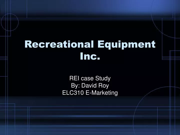 recreational equipment inc
