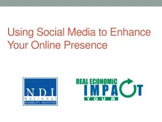 Using Social Media to Enhance Your Online Presence